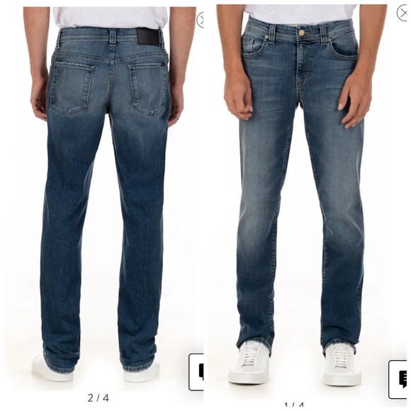 🚫SOLD! NWT🤩 |•FIDELITY DENIM•| Nordstrom Jimmy Slim Straight Leg Jeans - Picture 13 of 16